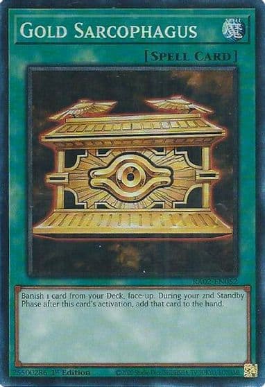 Gold Sarcophagus PCR 25th Anniversary Rarity Collection II Yu-Gi-Oh! card