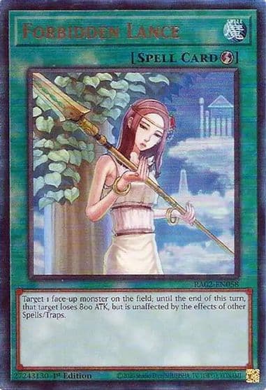 Forbidden Lance PUR 25th Anniversary Rarity Collection II Yu-Gi-Oh! card