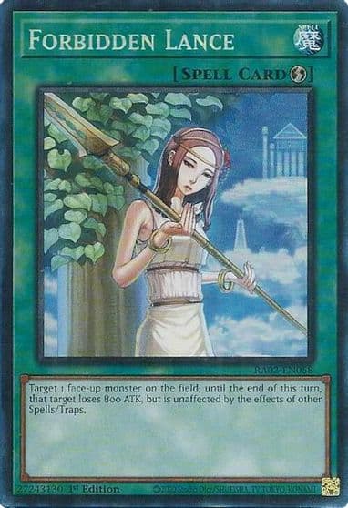 Forbidden Lance PCR 25th Anniversary Rarity Collection II Yu-Gi-Oh! card