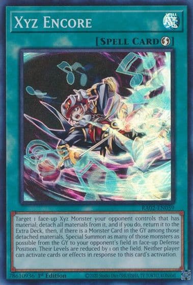 Xyz Encore 25th Anniversary Rarity Collection II Yu-Gi-Oh! card