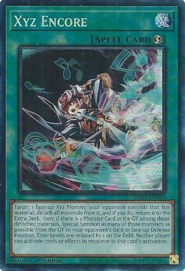 Xyz Encore PCR 25th Anniversary Rarity Collection II Yu-Gi-Oh! card
