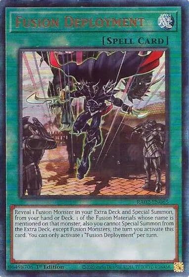 Fusion Deployment PUR 25th Anniversary Rarity Collection II Yu-Gi-Oh! card