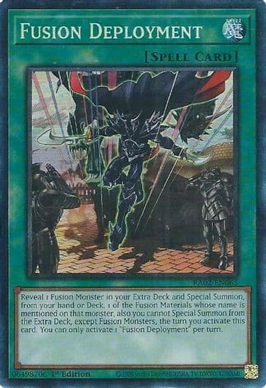 Fusion Deployment PCR 25th Anniversary Rarity Collection II Yu-Gi-Oh! card