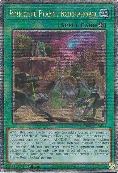 Primitive Planet Reichphobia Quarter Century Secret Rare 25th Anniversary Rarity Collection II Yu-Gi-Oh! card