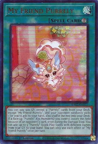 My Friend Purrely UR 25th Anniversary Rarity Collection II Yu-Gi-Oh! card