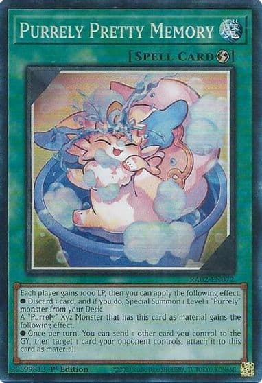 Purrely Pretty Memory PCR 25th Anniversary Rarity Collection II Yu-Gi-Oh! card