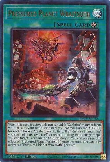Pressured Planet Wraitsoth UR 25th Anniversary Rarity Collection II Yu-Gi-Oh! card