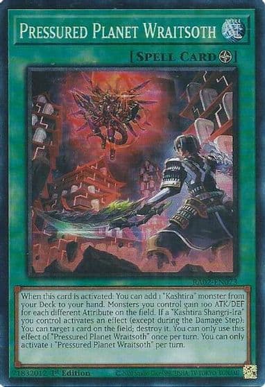 Pressured Planet Wraitsoth PCR 25th Anniversary Rarity Collection II Yu-Gi-Oh! card