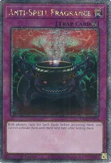 Anti Spell Fragrance Quarter Century Secret Rare 25th Anniversary Rarity Collection II Yu-Gi-Oh! card