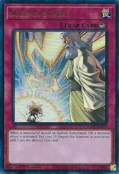 Solemn Strike UR 25th Anniversary Rarity Collection II Yu-Gi-Oh! card