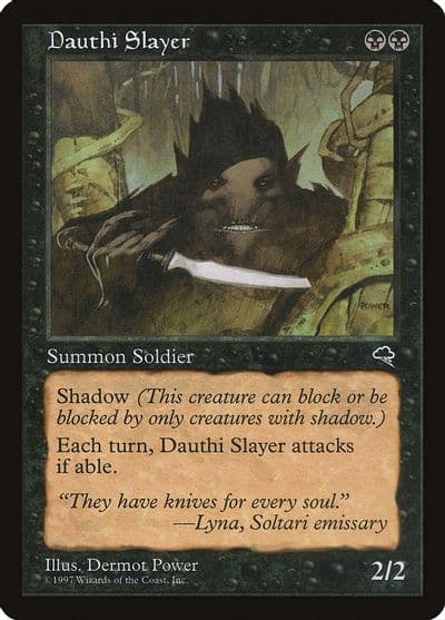 Dauthi Slayer Tempest Magic card