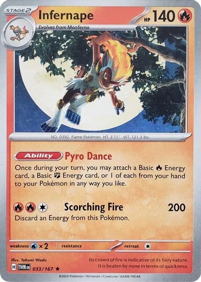 Infernape Deck Exclusives Pokemon card