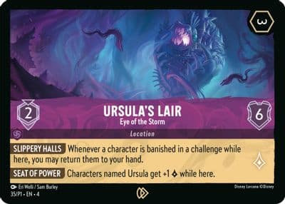 Ursulas Lair Eye of the Storm Disney Lorcana Promo Cards Lorcana card
