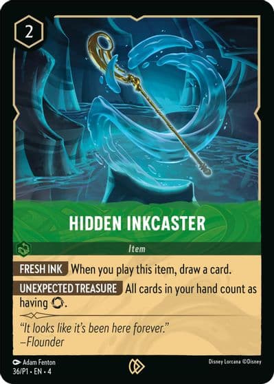 Hidden Inkcaster Disney Lorcana Promo Cards Lorcana card