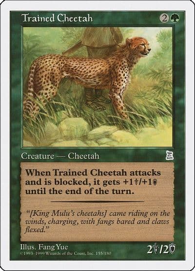 Trained Cheetah Portal Three Kingdoms Magic card