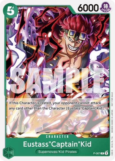 EustassCaptainKid OP 07 Pre Release Tournament One Piece Promotion Cards One Piece card