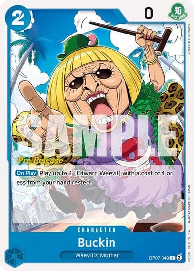 Buckin 500 Years in the Future Pre-Release Cards One Piece card