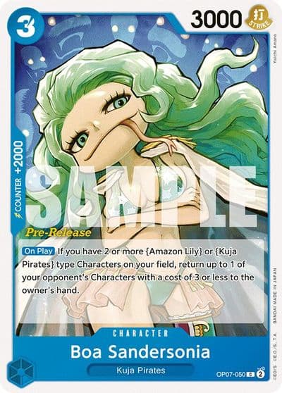 Boa Sandersonia 500 Years in the Future Pre-Release Cards One Piece card