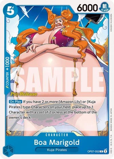Boa Marigold 500 Years in the Future Pre-Release Cards One Piece card