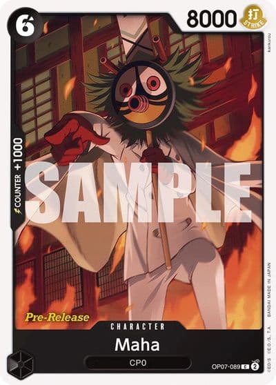 Maha 500 Years in the Future Pre-Release Cards One Piece card
