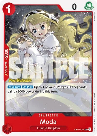 Moda 500 Years in the Future Pre-Release Cards One Piece card