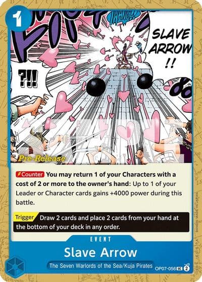 Slave Arrow 500 Years in the Future Pre-Release Cards One Piece card