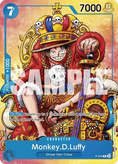 MonkeyDLuffy Convention Promo 2024 One Piece Promotion Cards One Piece card