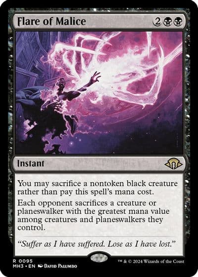 Flare of Malice Modern Horizons 3 Magic card