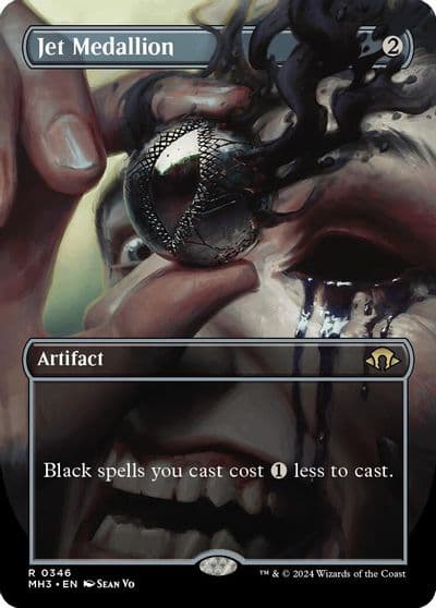 Jet Medallion Borderless Modern Horizons 3 Magic card