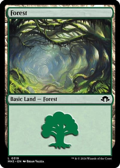 Forest 0319 Modern Horizons 3 Magic card