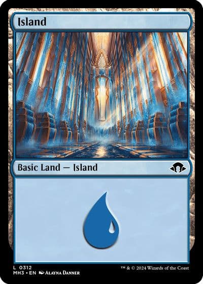 Island 0312 Modern Horizons 3 Magic card