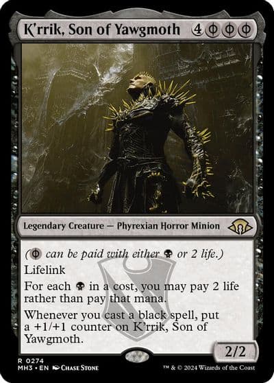 Krrik Son of Yawgmoth Modern Horizons 3 Magic card