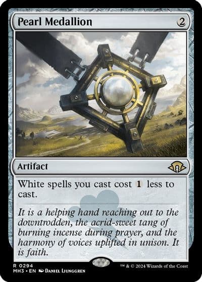 Pearl Medallion Modern Horizons 3 Magic card