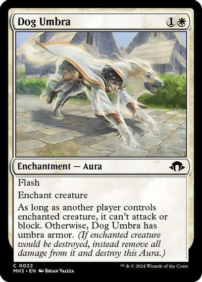 Dog Umbra Modern Horizons 3 Magic card