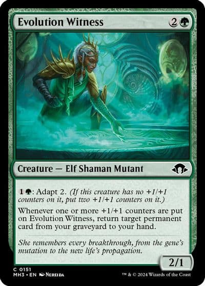 Evolution Witness Modern Horizons 3 Magic card