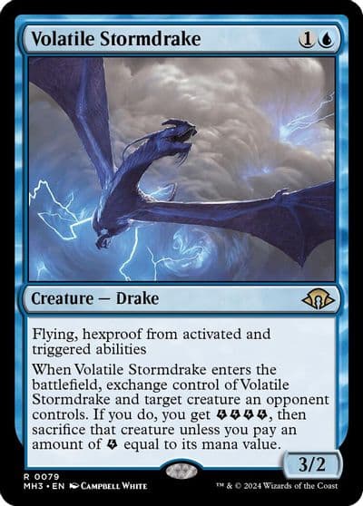 Volatile Stormdrake Modern Horizons 3 Magic card