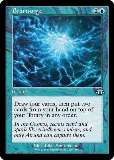 Brainsurge Retro Frame Modern Horizons 3 Magic card
