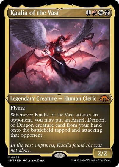 Kaalia of the Vast Foil Etched Modern Horizons 3 Magic card