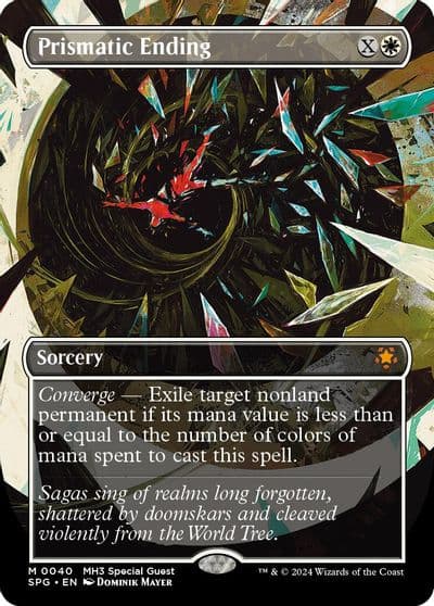 Prismatic Ending Borderless Special Guests Magic card