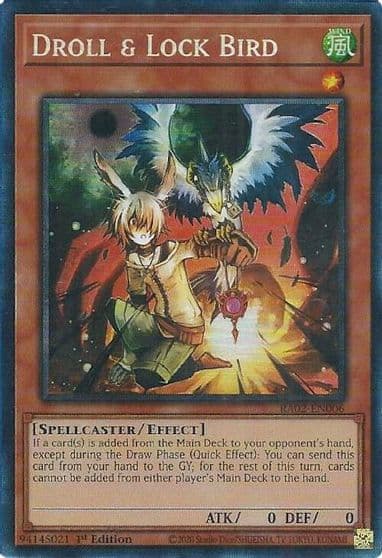 Droll and Lock Bird PCR 25th Anniversary Rarity Collection II Yu-Gi-Oh! card