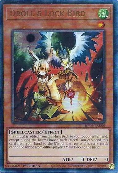 Droll and Lock Bird PUR 25th Anniversary Rarity Collection II Yu-Gi-Oh! card