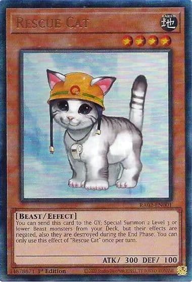 Rescue Cat PUR 25th Anniversary Rarity Collection II Yu-Gi-Oh! card