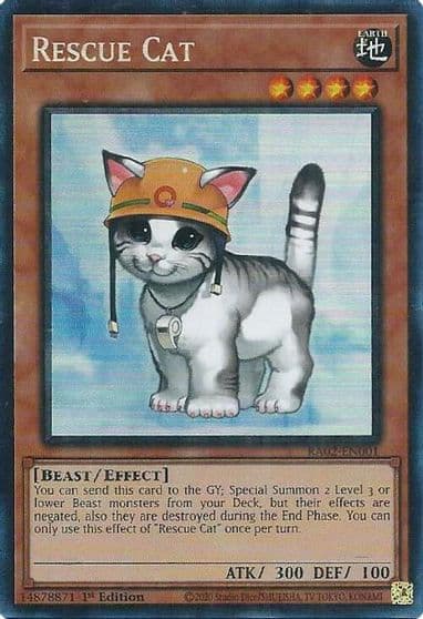 Rescue Cat PCR 25th Anniversary Rarity Collection II Yu-Gi-Oh! card