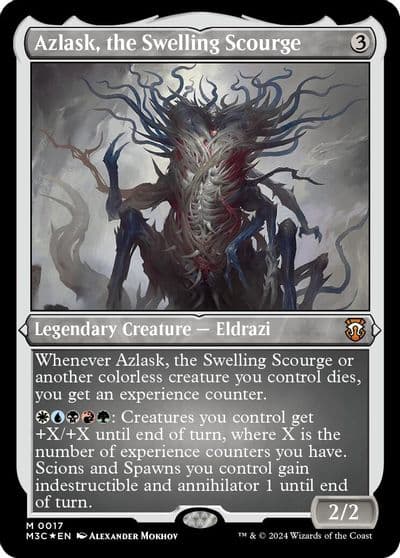 Azlask the Swelling Scourge Foil Etched Commander: Modern Horizons 3 Magic card