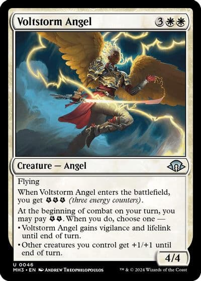 Voltstorm Angel Modern Horizons 3 Magic card