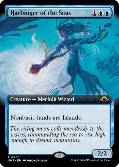 Harbinger of the Seas Extended Art Modern Horizons 3 Magic card
