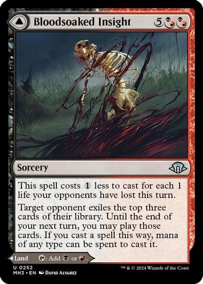 Bloodsoaked Insight Modern Horizons 3 Magic card