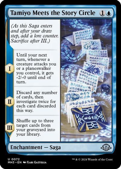 Tamiyo Meets the Story Circle Modern Horizons 3 Magic card