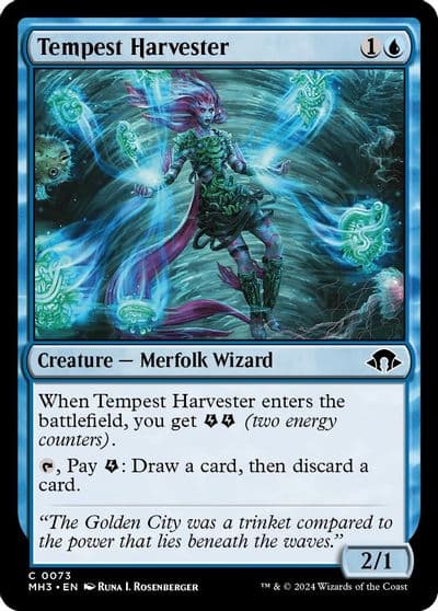 Tempest Harvester Modern Horizons 3 Magic card