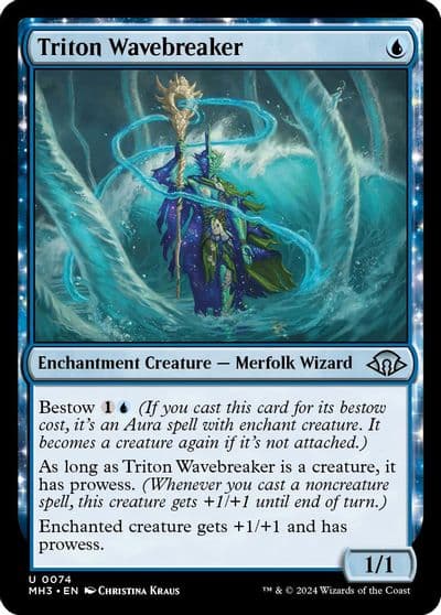 Triton Wavebreaker Modern Horizons 3 Magic card